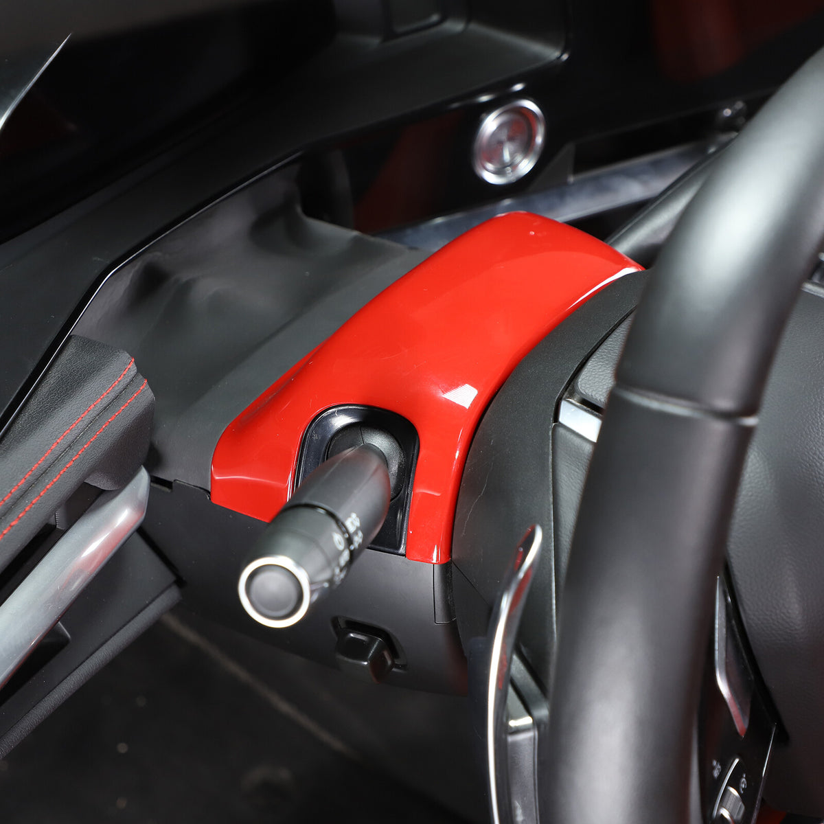 Red Full Interior Set Dash Panel Decor Cover Trim Kit For Corvette C8 2020-25 - Variants 6-10 44