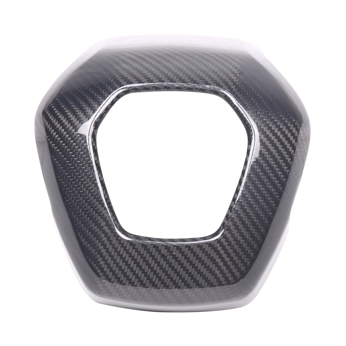 For C8 Corvette Carbon Fiber Steering Wheel Center Surround Cover 2020 - 2026 16