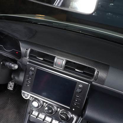 Matte Real Carbon Fiber Interior Center Trim Set For GR86/Subaru BRZ 2022+ 123