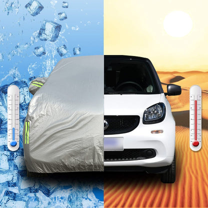 Car Protection Cover Waterproof Sun UV Snow Resistant For Mercedes-Benz smart 6