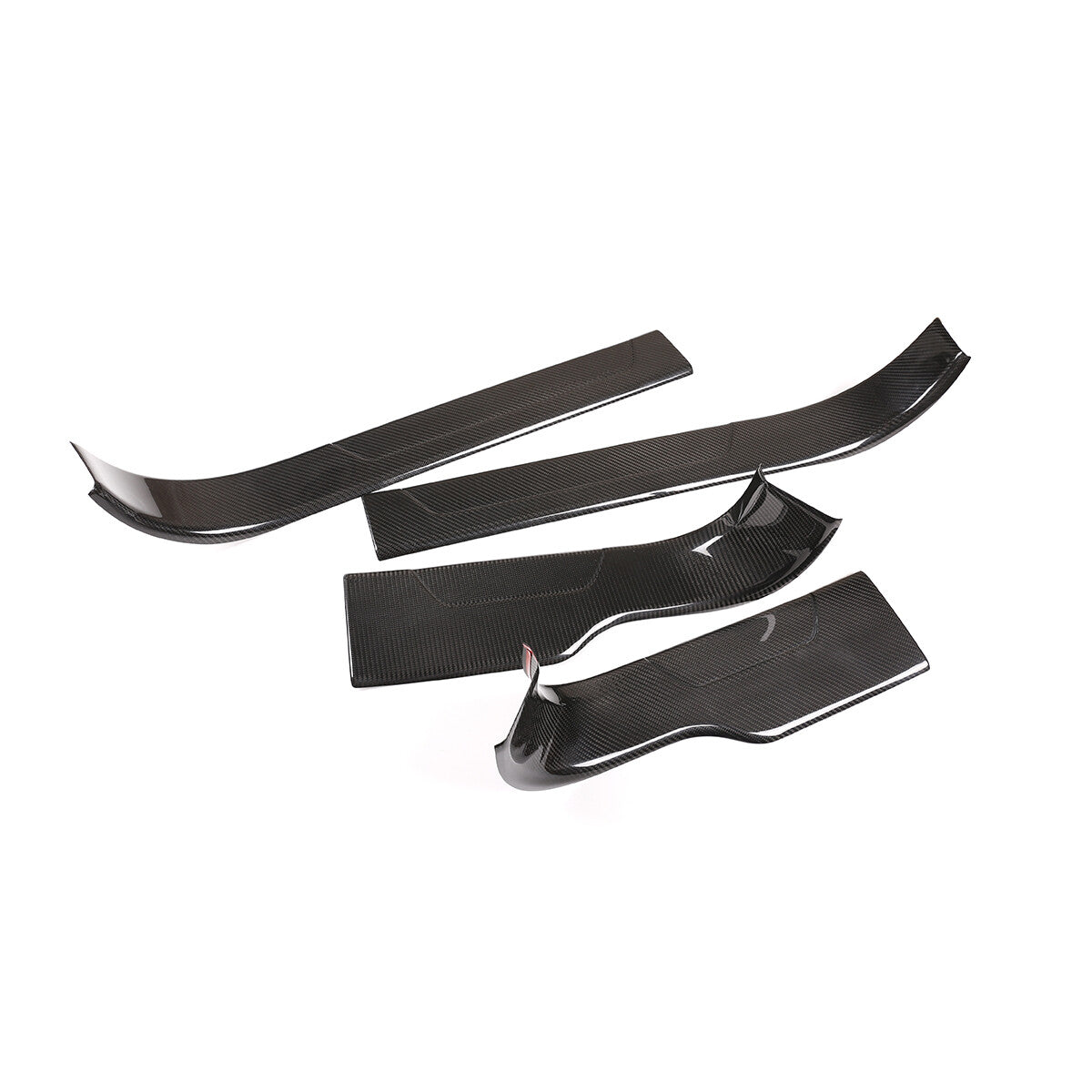 Real Carbon Fiber Door Sill Guard Cover Trim Strip For Lamborghini Urus 18-23 8