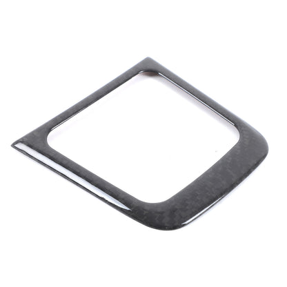 Real Carbon Fiber Center Console Cup Holder Trim For Porsche 718 16-19/911 12-18 4