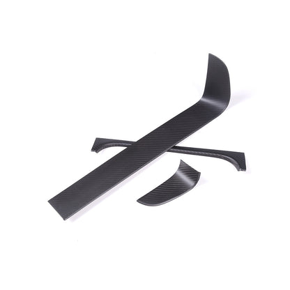 Matte Real Carbon Fiber Display Frame Trim For Mercedes Benz G Class 19-20 2