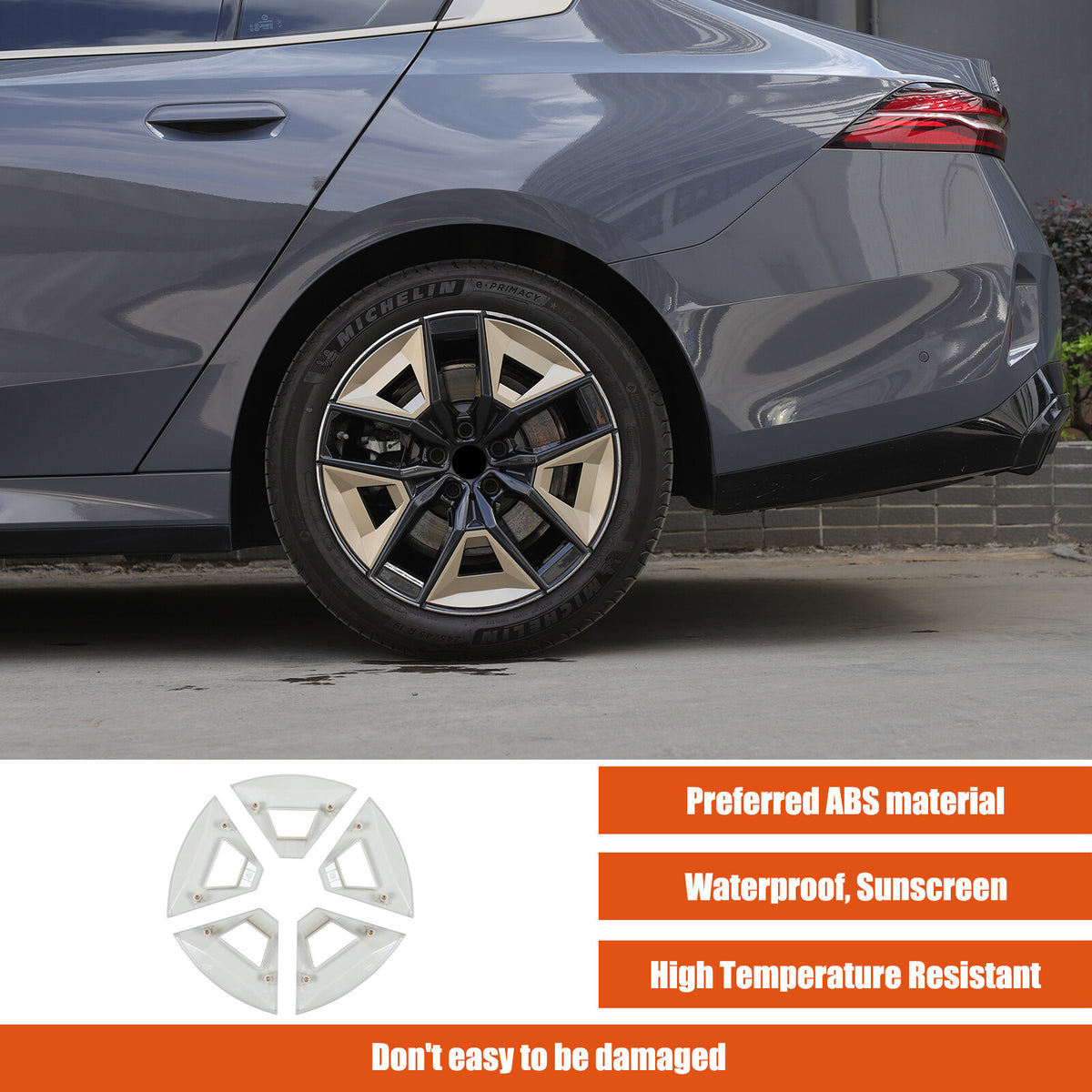 Replacement Car Wheel Edge Decor trim Cover For BMW 5 Series G60 2024+ 20