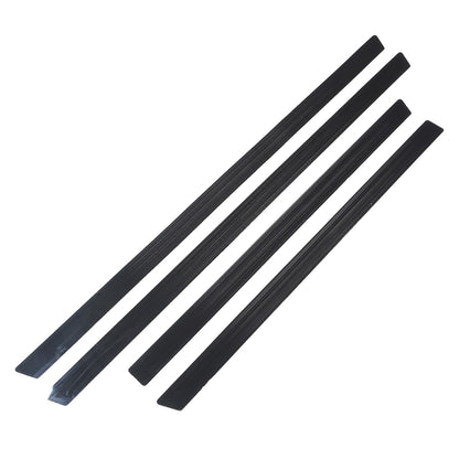 Black Titanium Stainless Steel Body Molding Trim Strips For Hummer H2 2003‑2009 13