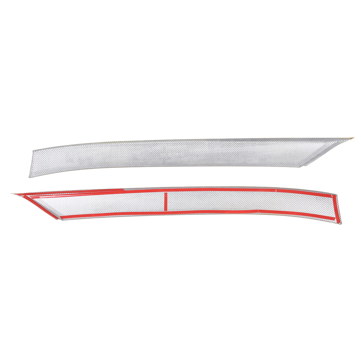 Yellow Carbon Fiber Front Window A Pillar Layover Trim For C8 Corvette 20-26 15