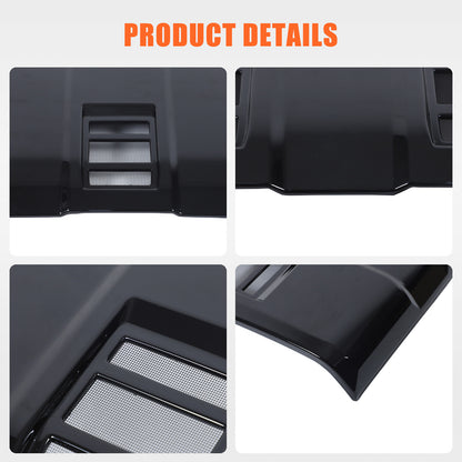 Glossy Black Front Bumper Guard Plate Trim For Land Cruiser LC250 2024-2025 US 15