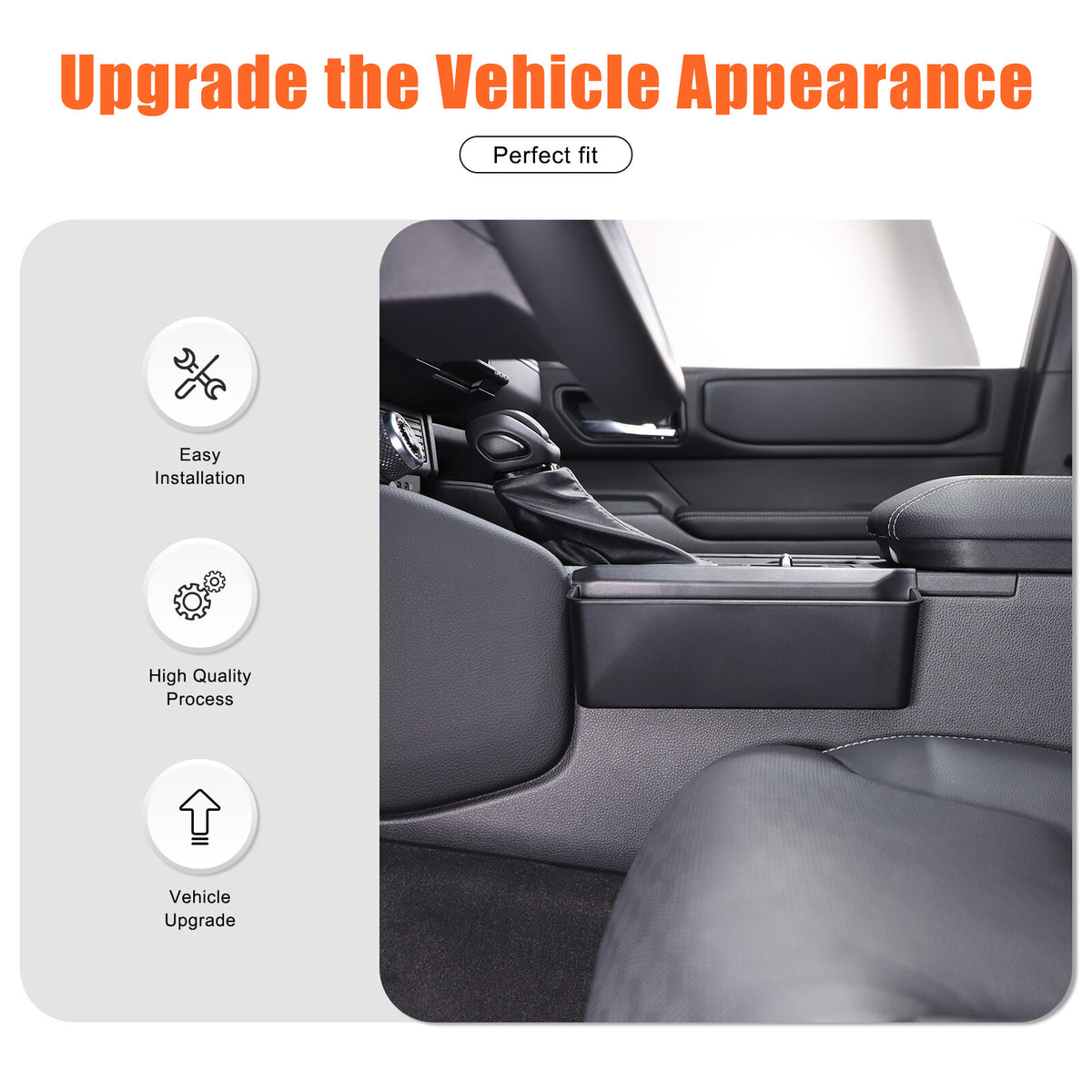 Center Gear Shift Storage Box Cover Trim Tray For Toyota Land Cruiser LC250 24+ 7
