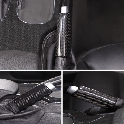 Real Carbon Fiber Emergency Brake Handle Cover Trim For Corvette C6 2005-2013 5