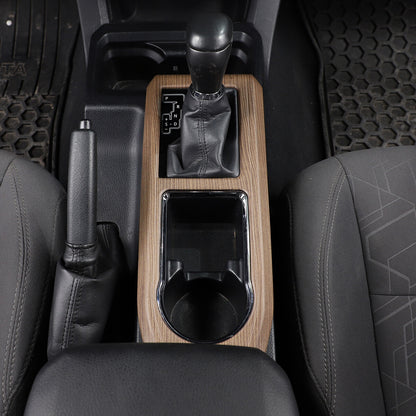 Wood Grain Interior Center Console Cover Trim For Toyota Tacoma 2016-2023 42