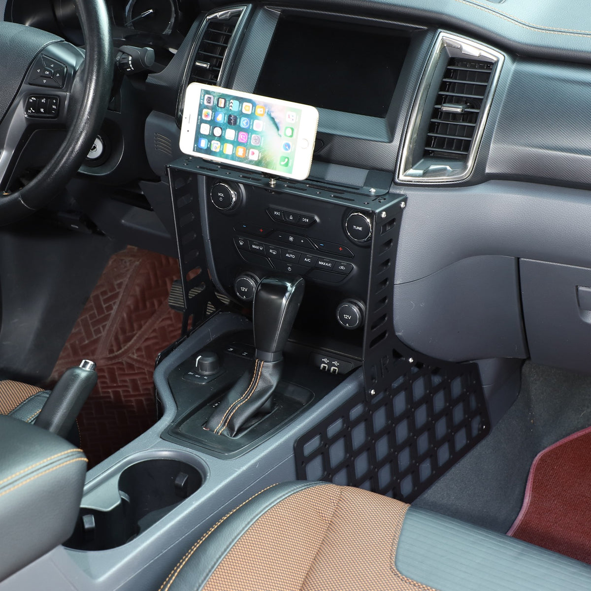 Magnetic Center Gear Shift Extension Platform Bracket For Ford Ranger T7 2015-22 13