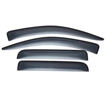 Black Window Rain Guards Visor Rain Guard Wind Deflectors For Nissan Titan 16-23 18
