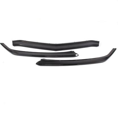 Replacement ABS Carbon fiber Front Bumper Lip Spoiler For Corvette C8 20-25 US 15