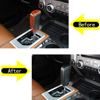 Matte Black Interior Center Console Trim Cover Kit Set For Toyota Tundra 14-21 - Styles 1-5 30