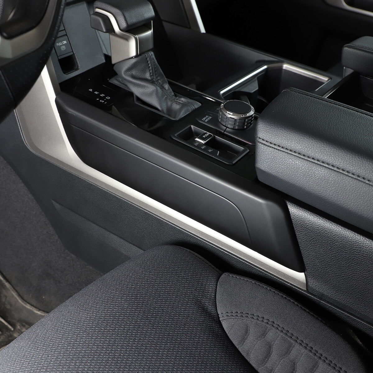 Matte Black ABS Interior Decoration Cover Trim Kit For Toyota Tundra 2022-26 US - Variants 21-25 9