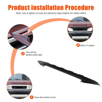Front Grille Headlight Upper Molding Trim For Toyota FJ Cruiser 2007-2021 6