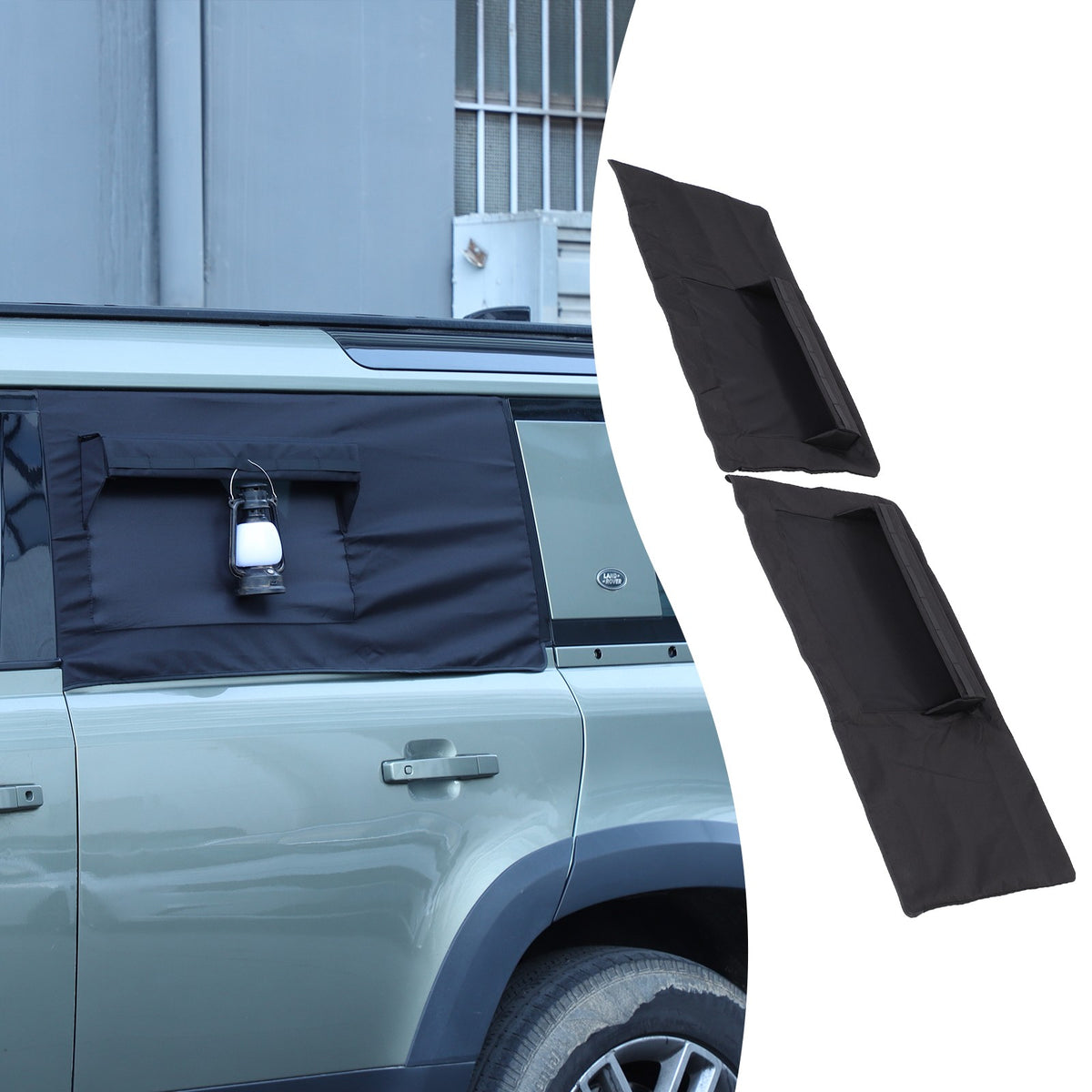 Rear Door Window Sun Shade Cover For Land Rover Defender L663 2020+ 11