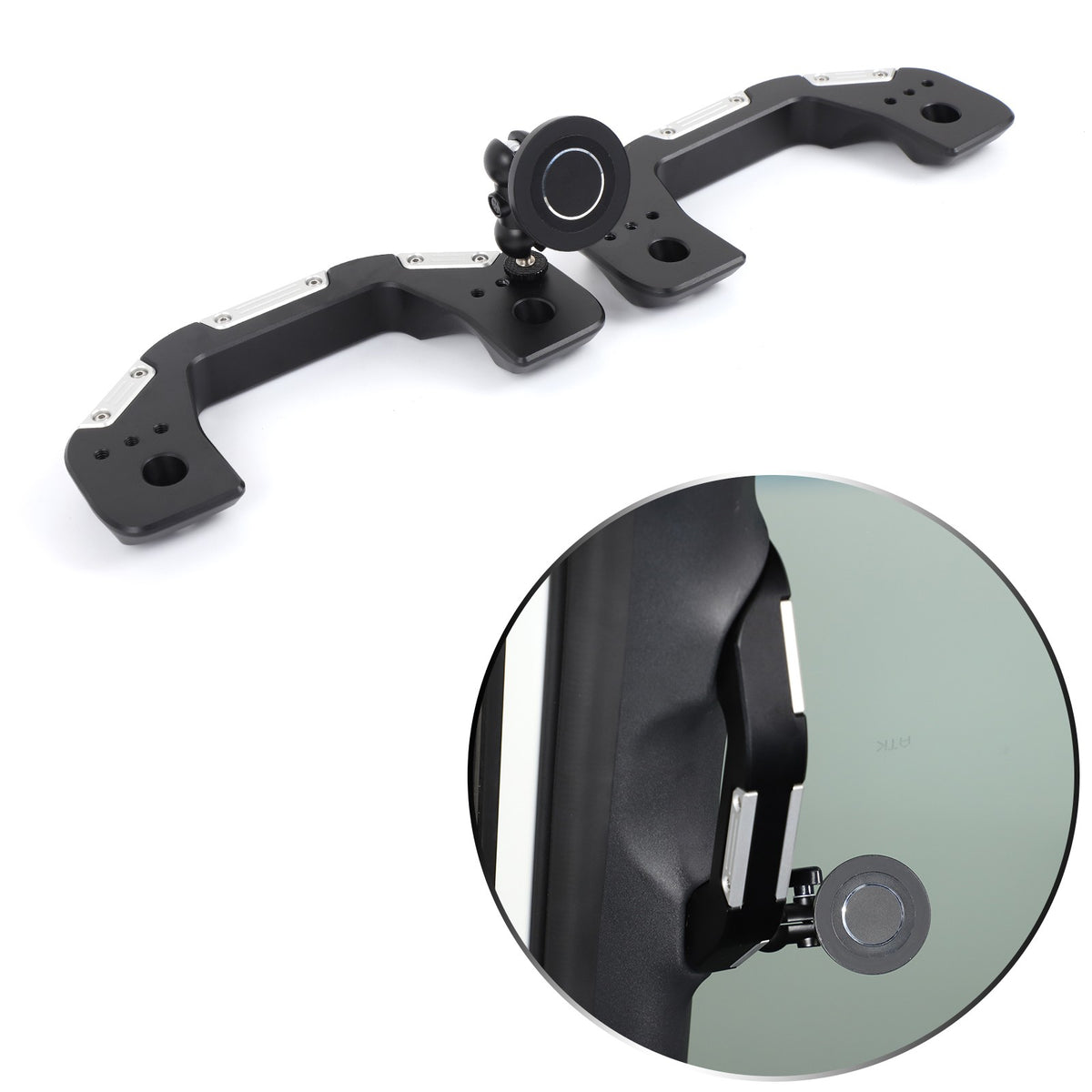 Replacement Aluminum Alloy A-Pillar Grab Handle For Toyota LC250 Prado 2024+ 17