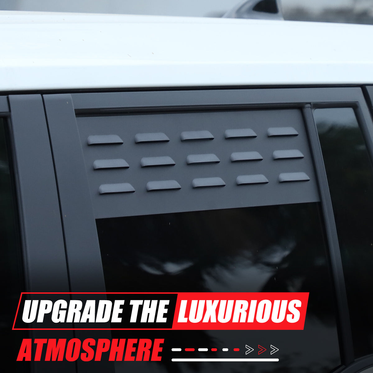 Rear Door Window Louver Air Vent Panel Trim For Toyota Land Cruiser LC250 24+ US 21
