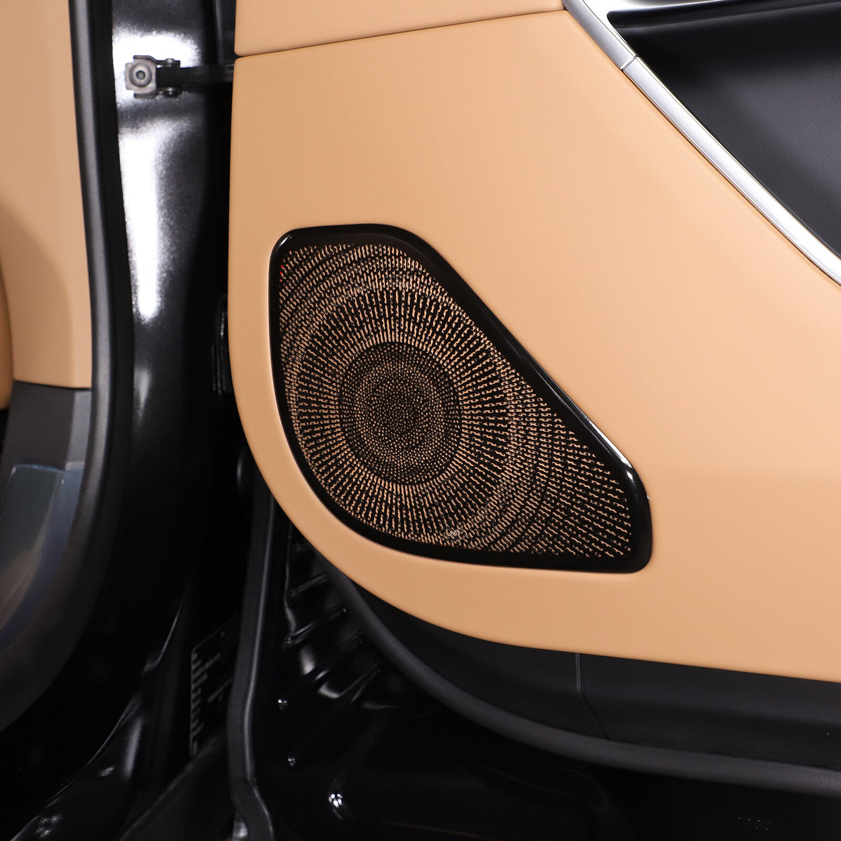 6PCS Black Stainless Door Speaker Trim Cover For LR Range Rover Vogue 2023 8