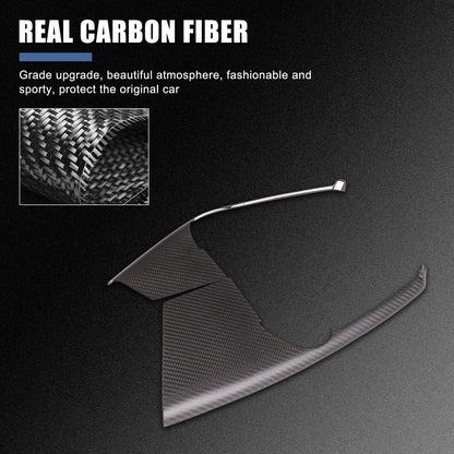 Matte Real Carbon Fiber Mode Button Side Trim For Nissan GTR R35 2008-2016 7