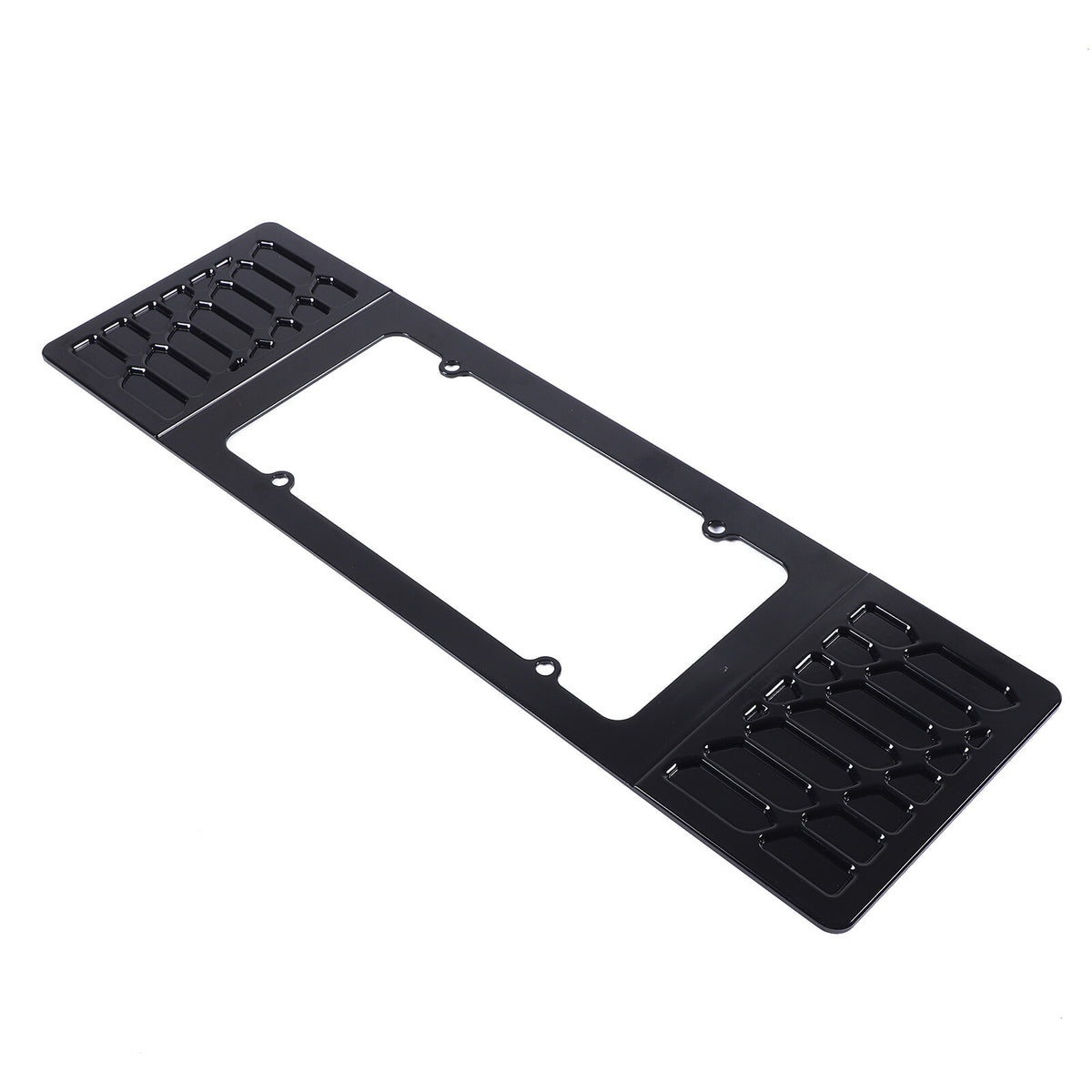 Black Aluminum alloy Rear License Plate Frame Trim For Corvette C6 2005-13 US 10