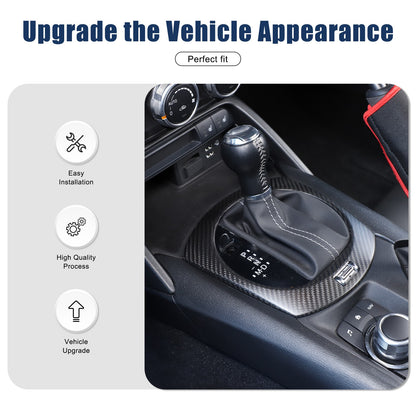 Matte Real Dry Carbon Fiber Interior Full Trim For Mazda MX-5 Miata 2016-2026 33