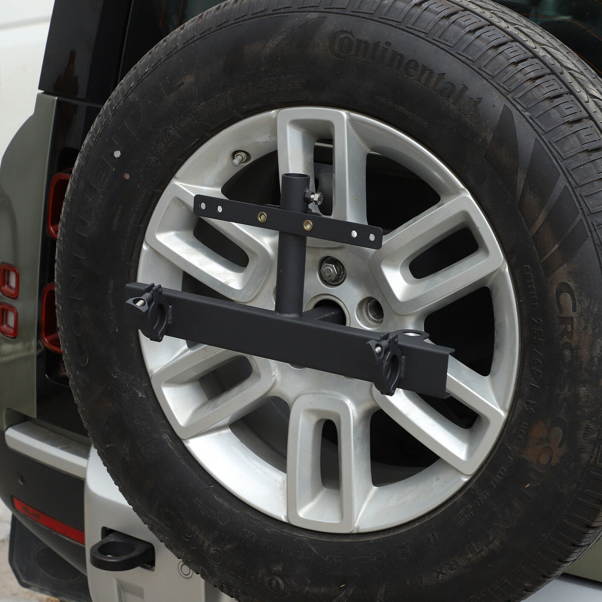 Rear License Plate Flagpole Holder Bracket Accessories For Land Rover Defender 6