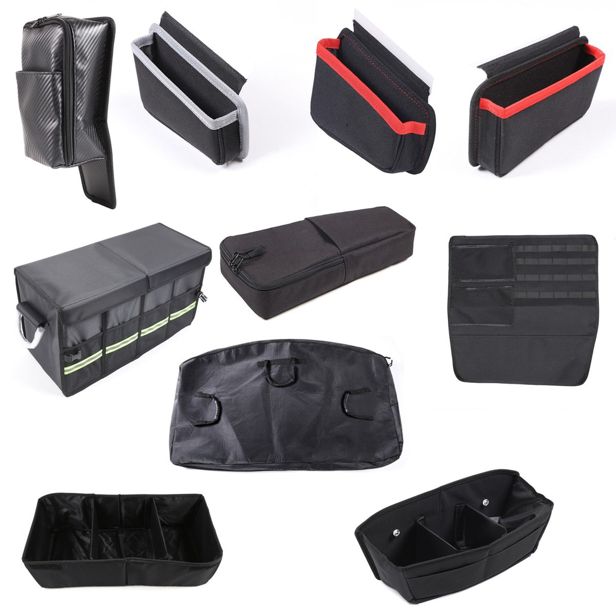 Front & Rear Center Console Storage Bag Tray For Corvette C8 2020+ - Variants 1-5 1