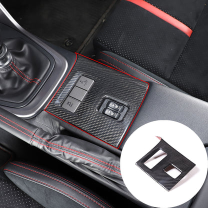 Real Carbon fiber Seat Adjustment Panel Trim for Toyota 86/Subaru BRZ 2022 US 3