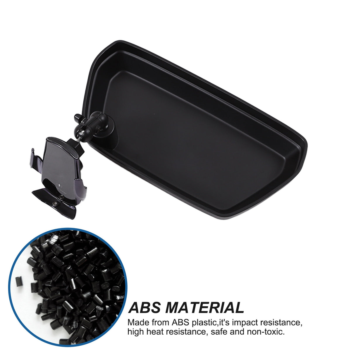 Wireless Dashboard Storage Tray Box Phone Holder For Nissan Frontier D41 2022-24 13