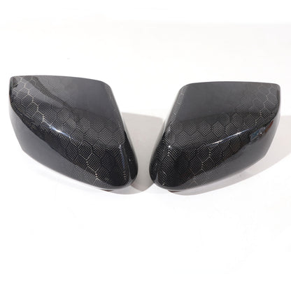 Honeycomb Real Carbon Fiber Side Mirror Cover Trim For Corvette C8 2020-2026 15
