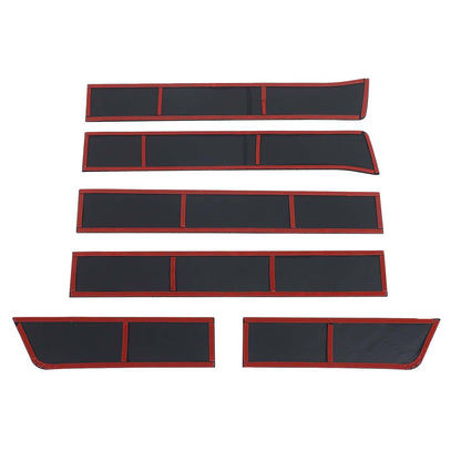 Black Alloy Car Body Door Side Molding Trim For Toyota FJ Cruiser 2007-21 22