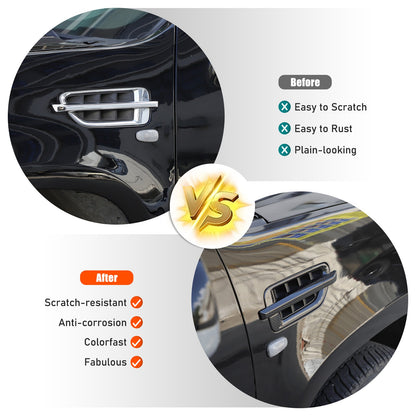 Carbon Fiber ABS Side Fender Airvent Trim For Cadillac Escalade 2007-2014 US 22