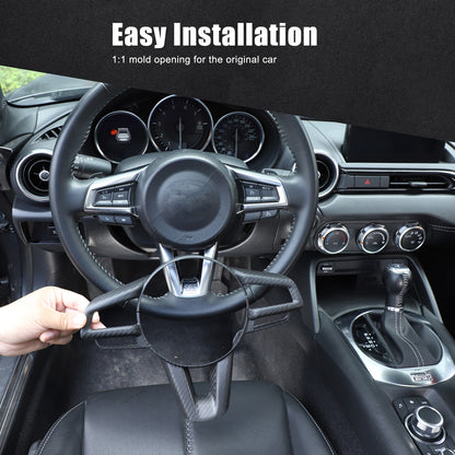 Matte Real Dry Carbon Fiber Interior Full Trim For Mazda MX-5 Miata 2016-2026 9