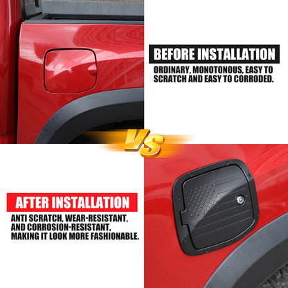 7 Styles Door Fuel Tank Cover W/ Lock Gas Cap Tank Trim For Toyota Tacoma 16-22 38