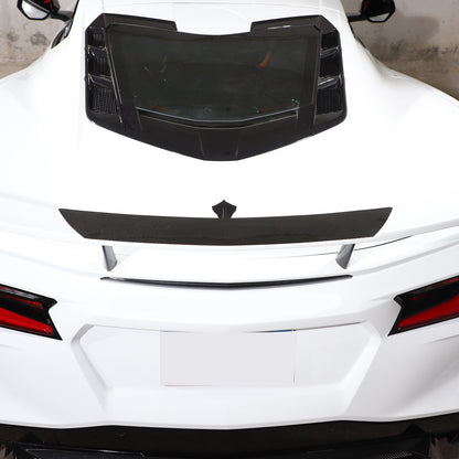Carbon fiber Wing Lip Spoiler Tail Roof Trim Trunk Lid For Corvette C8 20-26 US 10