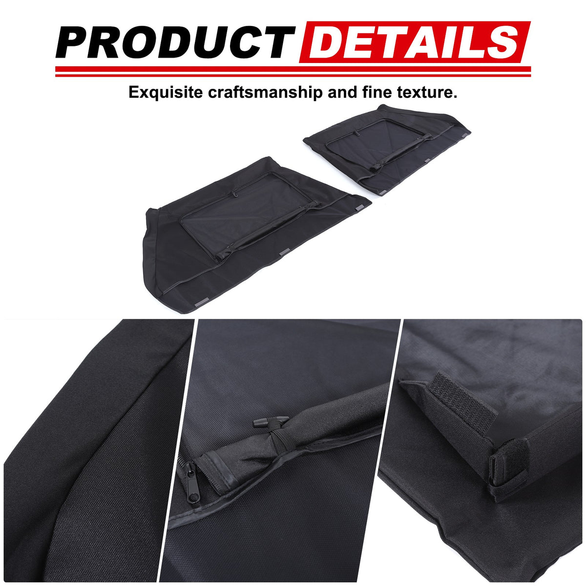 Rear Door Window Sunshade Sun Cover For Land Rover Discovery Sport L550 2016-19 12
