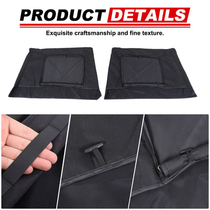 Black ABS Rear Window Visor Sun Shade Cover For Volvo XC90 2015-2024 15