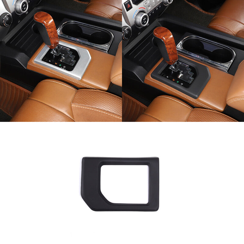 Matte Black Interior Center Console Trim Cover Kit Set For Toyota Tundra 14-21 - Styles 1-5 12
