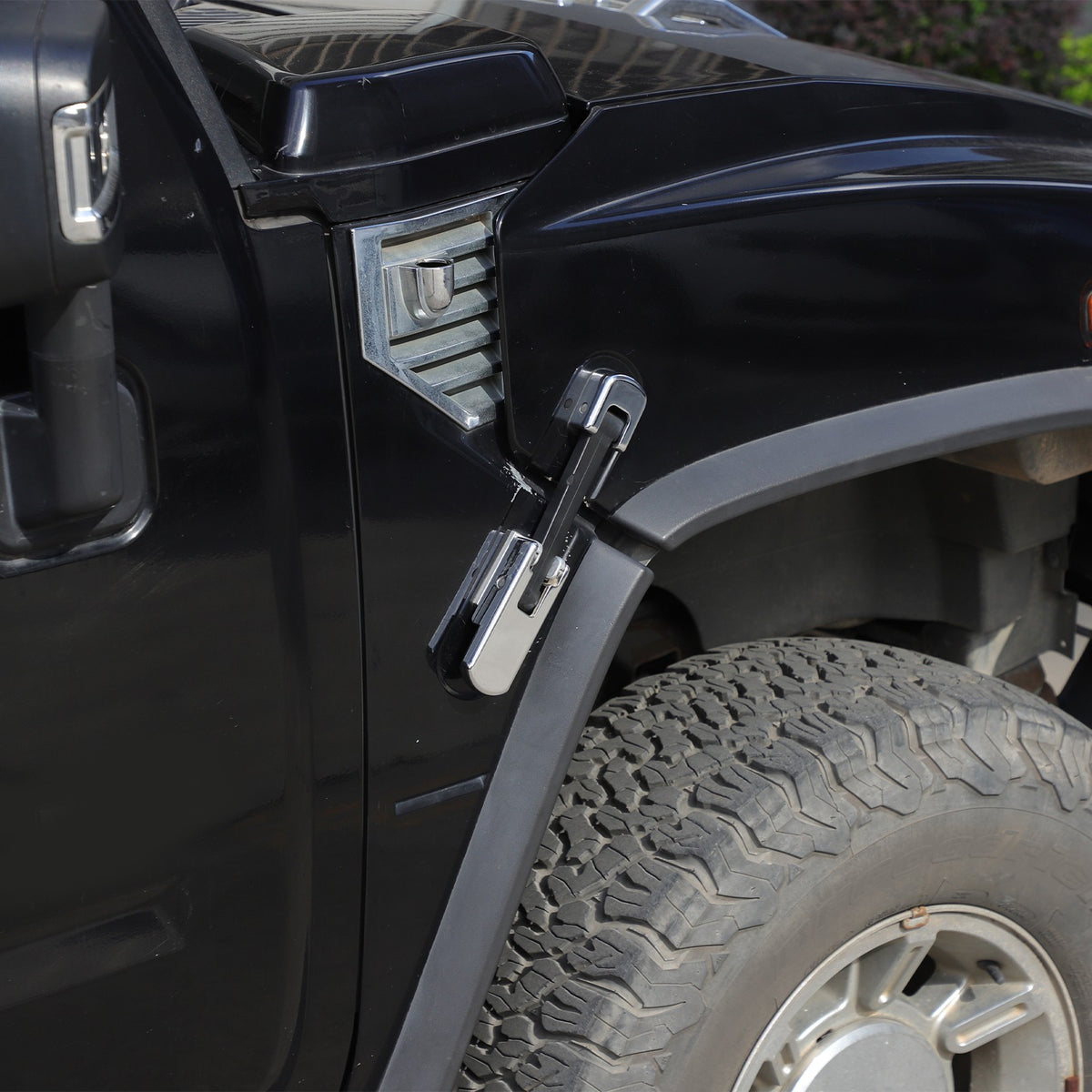 Replacement Aluminum Chrome Silver Hood Handle Cover Trim For Hummer H2 2003-09 18