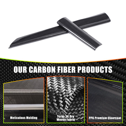 Real Carbon Fiber Console Dashboard Trim Cover For Subaru WRX STI VB 22-26 US 19