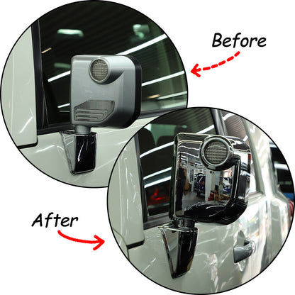 Chrome ABS Side View Mirror Shell Cover Trim For Toyota FJ Cruiser 2007-21 3