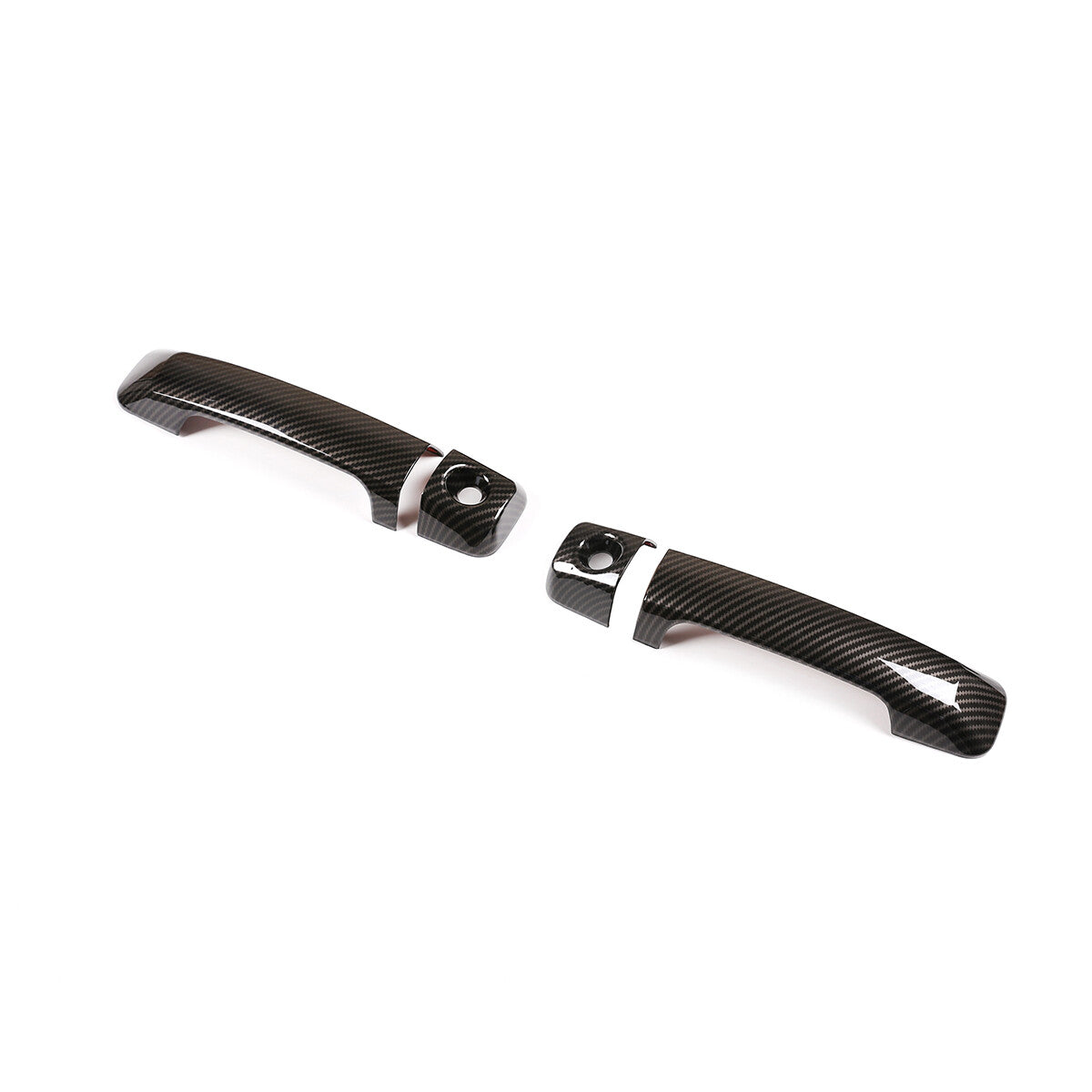 Carbon fiber ABS Door Handle & Rearview Mirror Trim Cover For FJ Cruiser 2007-21 5