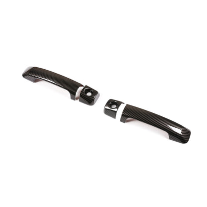 Carbon fiber ABS Door Handle & Rearview Mirror Trim Cover For FJ Cruiser 2007-21 5