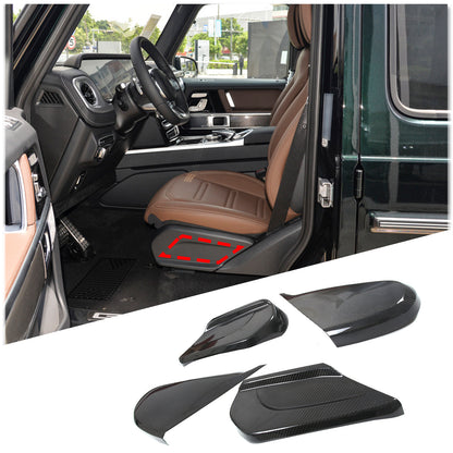 Real Carbon Fiber Front Seat Side Panels Cover Trim For Benz G Class 2019-22 US 4