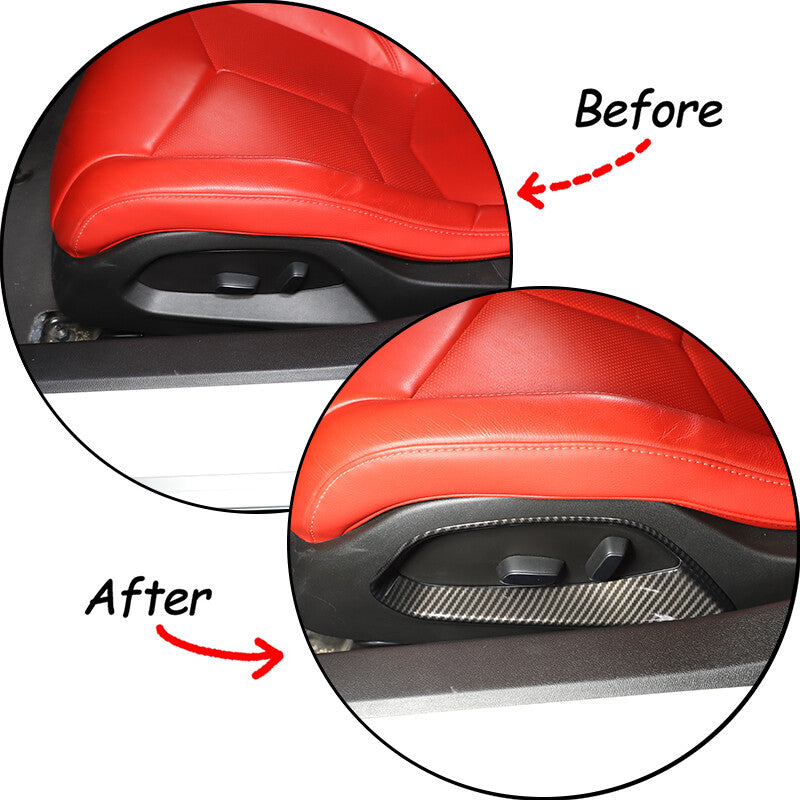 Carbon Fiber ABS Interior Full Decor Cover Trim Kit For Corvette C8 2020-2025 - Styles 6-10 26