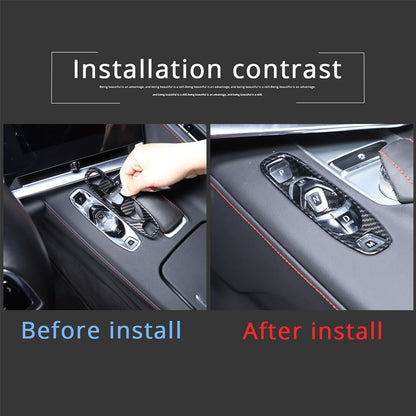 ABS Carbon Fiber Interior Full Cover Trim Kit Set For Corvette C8 2020-2025 21
