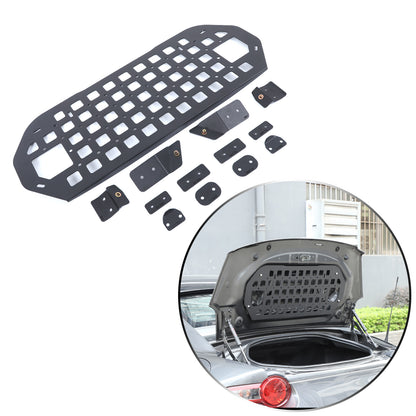 Tailgate Storage Panel Molle Panel Steel Cargo Shelf For Mazda MX-5 Miata 16-25 6
