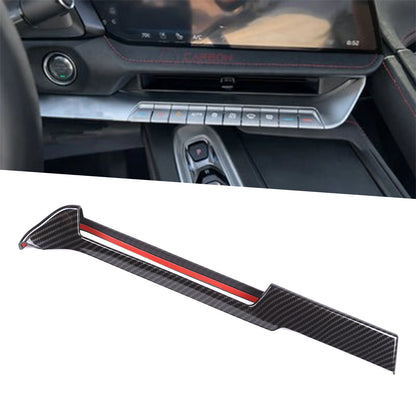 Carbon Fiber ABS Center Console Shift Panel Trim Set For Corvette C8 2026+ US 39
